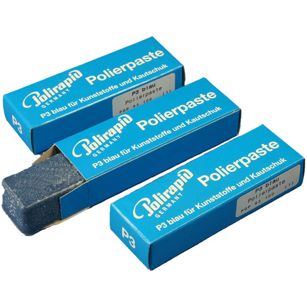 Polirapid polerpasta til akryl, P3, blå, 55 g