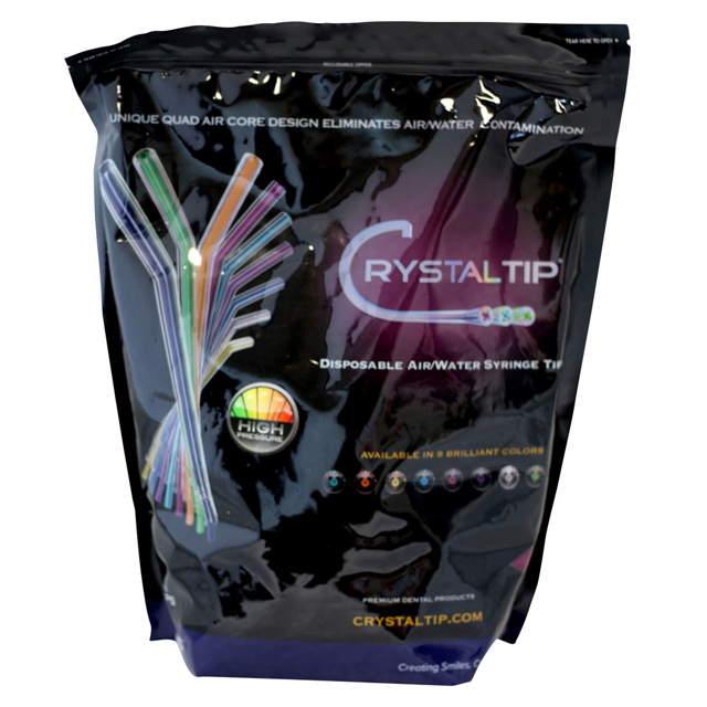 Crystal Tip 3-funkt.spidser HP regnbue 1500 stk