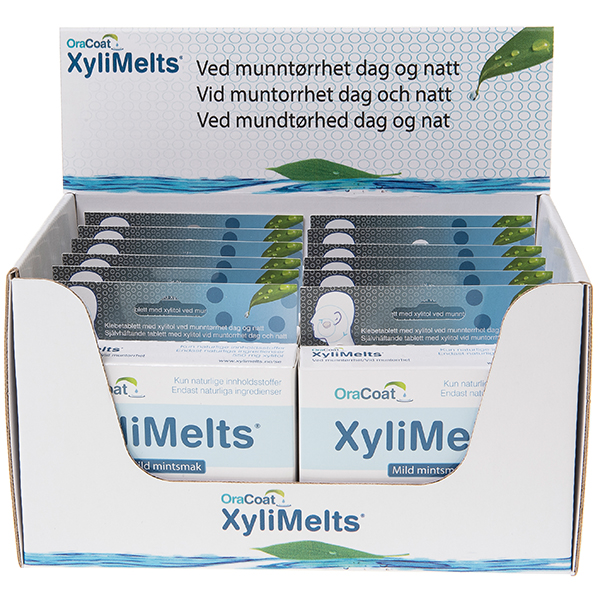 XyliMelts selvklæbende tabletter, 12 x 40 stk.