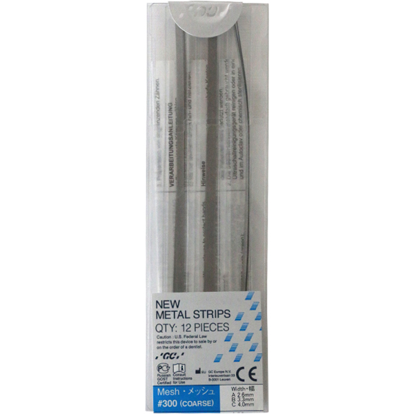 GC New Metal Strips, blå Mesh, ass. bredde 4x3 stk