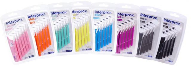 Interprox Plus 2,3 mm, lilla, konisk, 12x4 stk