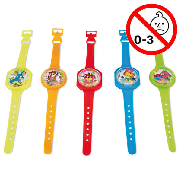 Legetøj, plastik ur med spil, 84 stk.