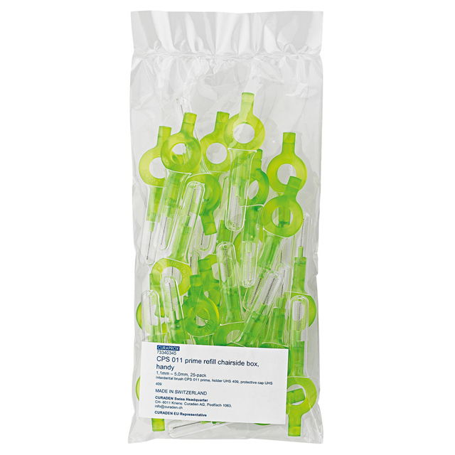 Curaprox Prime interdentalbørster, 1,1 mm, 25 stk