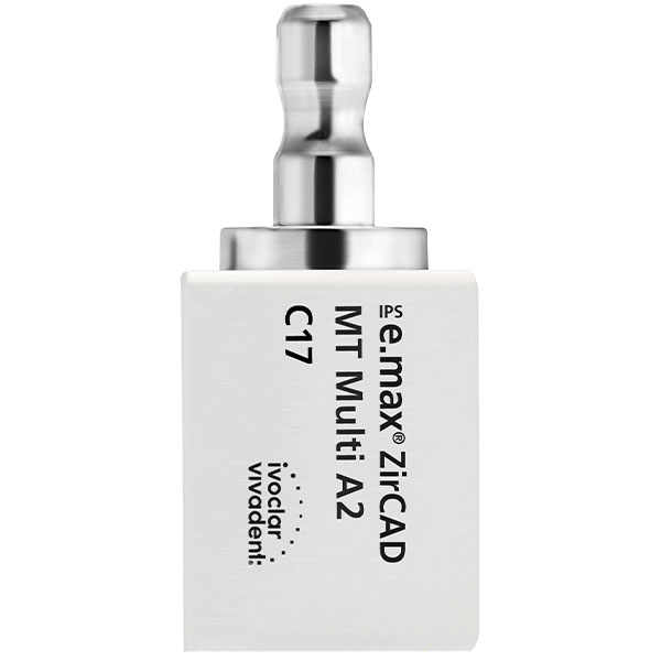 IPS e.max ZirCAD CER/inLab Multi MT A2 C17, 5 stk.