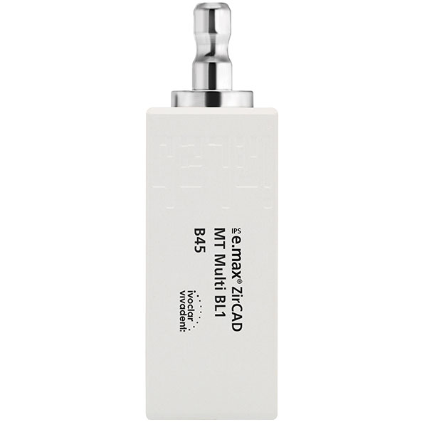 IPS e.max ZirCAD CER/inLab Multi MT BL1 B45 3 stk.