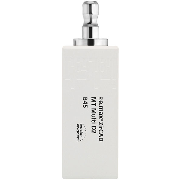 IPS e.max ZirCAD CER/inLab Multi MT D2 B45, 3 stk.