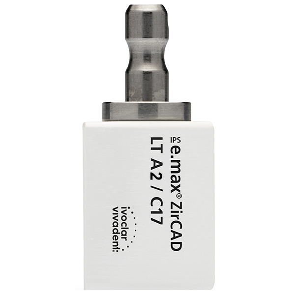 IPS e.max blokke ZirCAD CER/inLab LT A2 C17, 5 stk