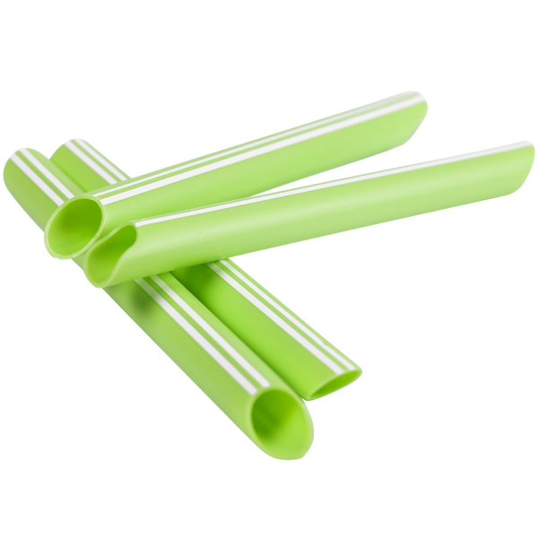 Hygovac Bio sugerør, grønne/hvide 120 mm 1000 stk.