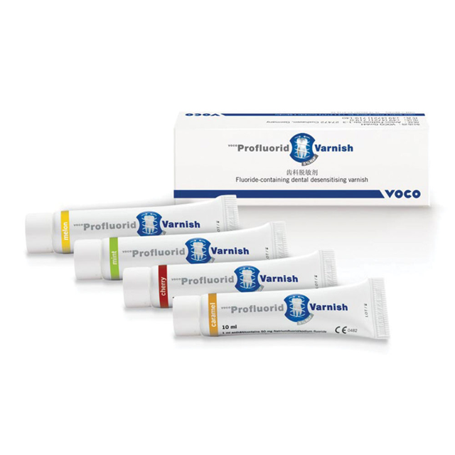 Profluorid Varnish, tube, 10 ml, assorteret 4 stk.