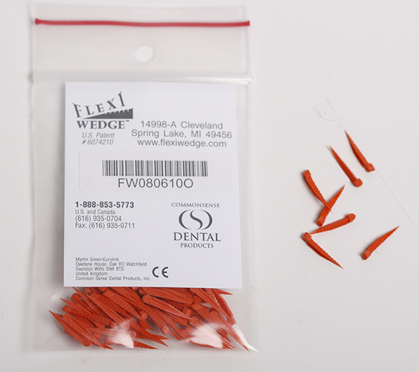 Flexi Wedge orange, refill, 100 stk.