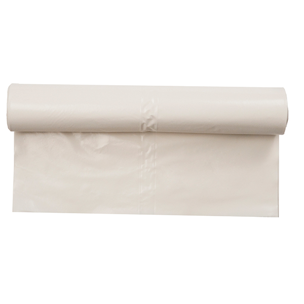 Affaldssække, hvide, 70 x 110 cm, rulle