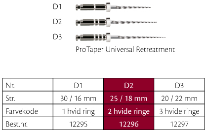 Universal ProTaper D2, 6 stk.