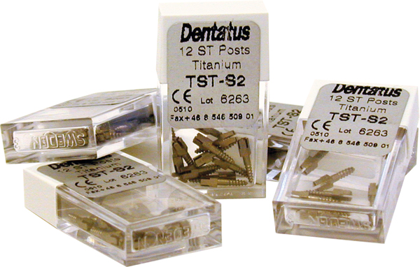 Dentatus Surtex Titaniumstifter M-5, 15 stk.