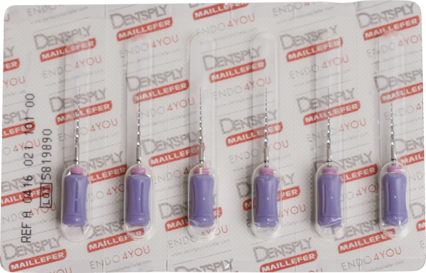 Universal ProTaper Handuse S1, lilla, 21 mm, 6 stk.