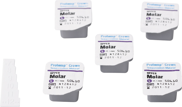 Protemp Crown Molar Upper Small, 5 stk.