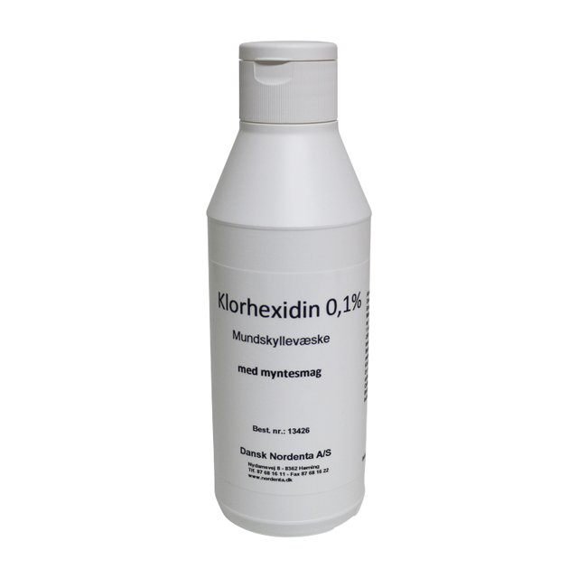 Nordenta klorhexidin 0,1% mint, 15 x 250 ml