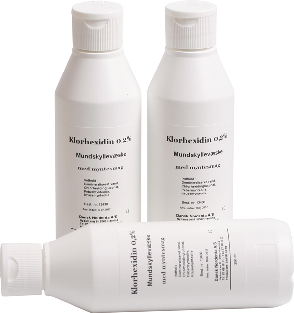 Nordenta klorhexidin 0,2% mint, 15 x 250 ml