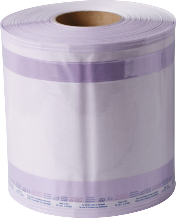 SPS autoklaverulle med fold, 20 x 5 cm x 100 m