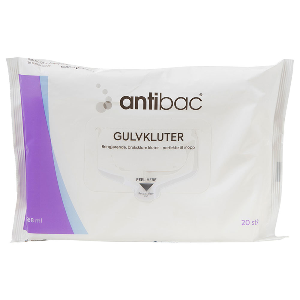Antibac gulvklude, 20 stk.
