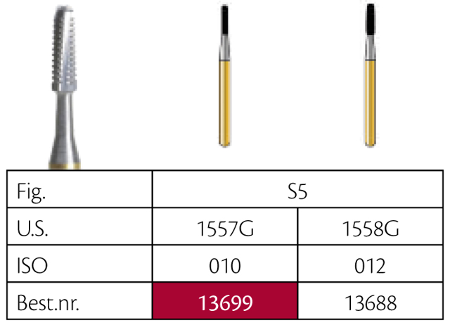 Diatech Speedster cylinder FG S5-010 (1557G) 5 stk