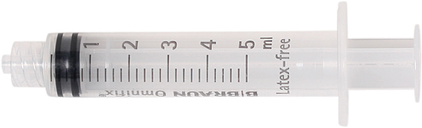 Omnifix Luer-lock sprøjter 5 ml, 100 stk.