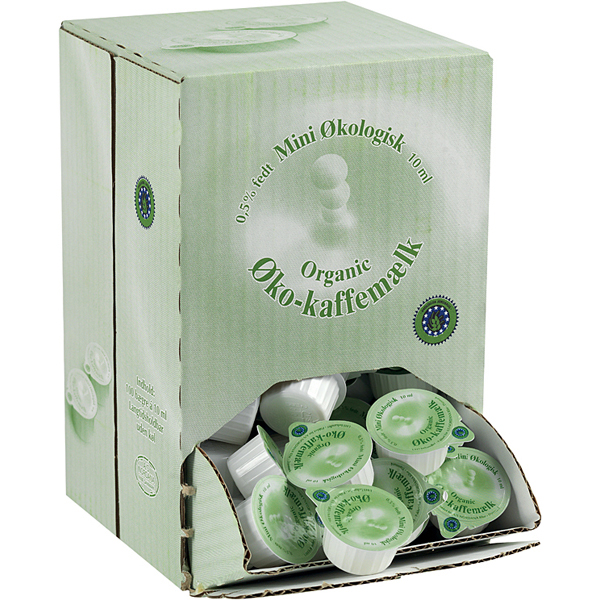 Arla økologisk kaffemælk ,100 stk á 20 ml