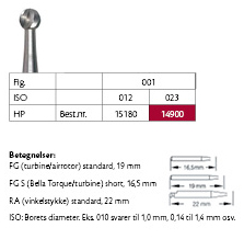 Meisinger HM, HP 1/023, 5 stk.