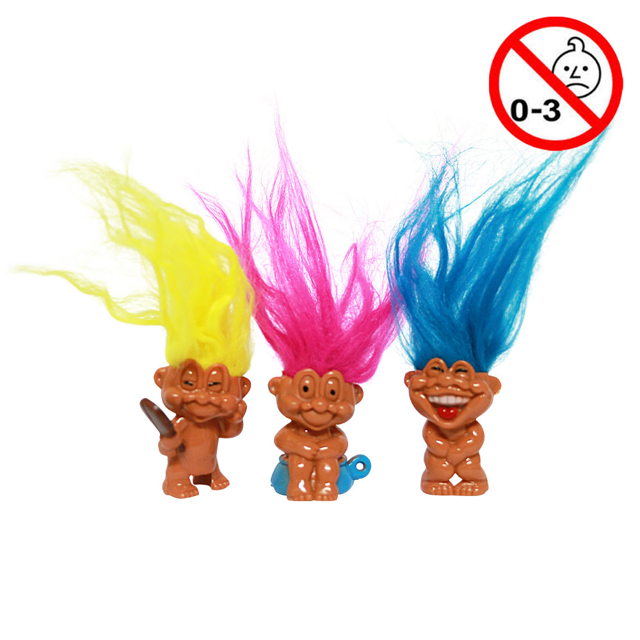 Legetøj, trolde blyantstop, 72 stk.