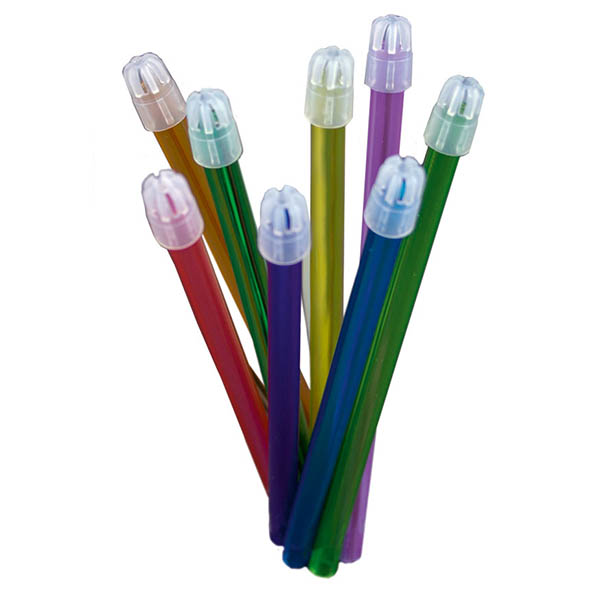 Monoart engangssug, transparent lilla, 100 stk.