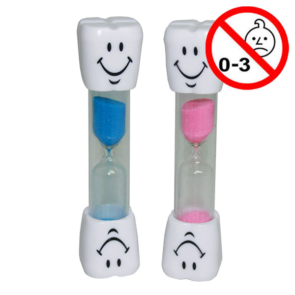 Legetøj, timeglas med smiley top, 40 stk.