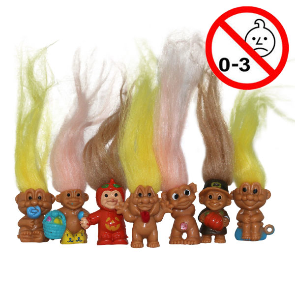 Legetøj, trolde, 144 stk.