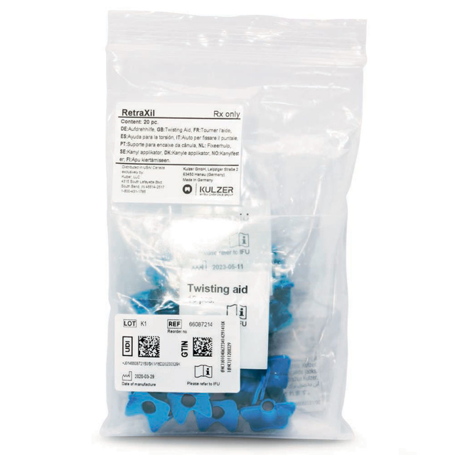 RetraXil Twisting Aid kanylepåsætter, 2x10 stk.