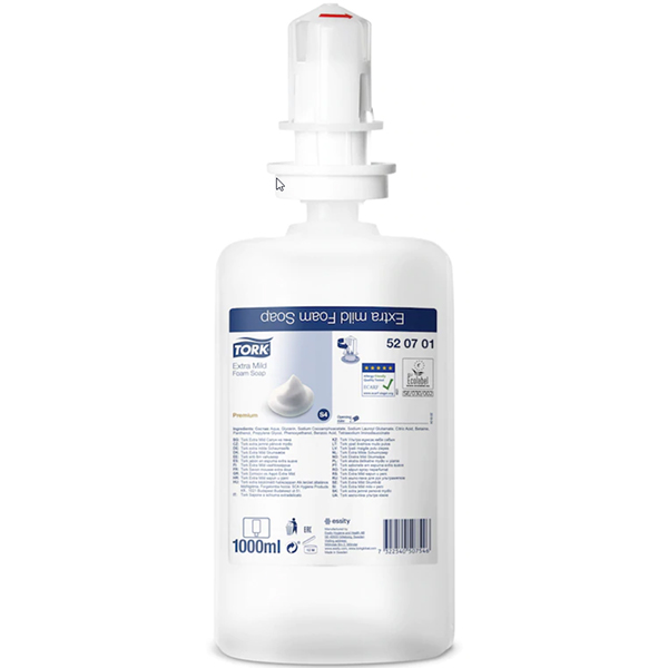 Tork Premium ekstra mild skumsæbe u. parfume, 1 l