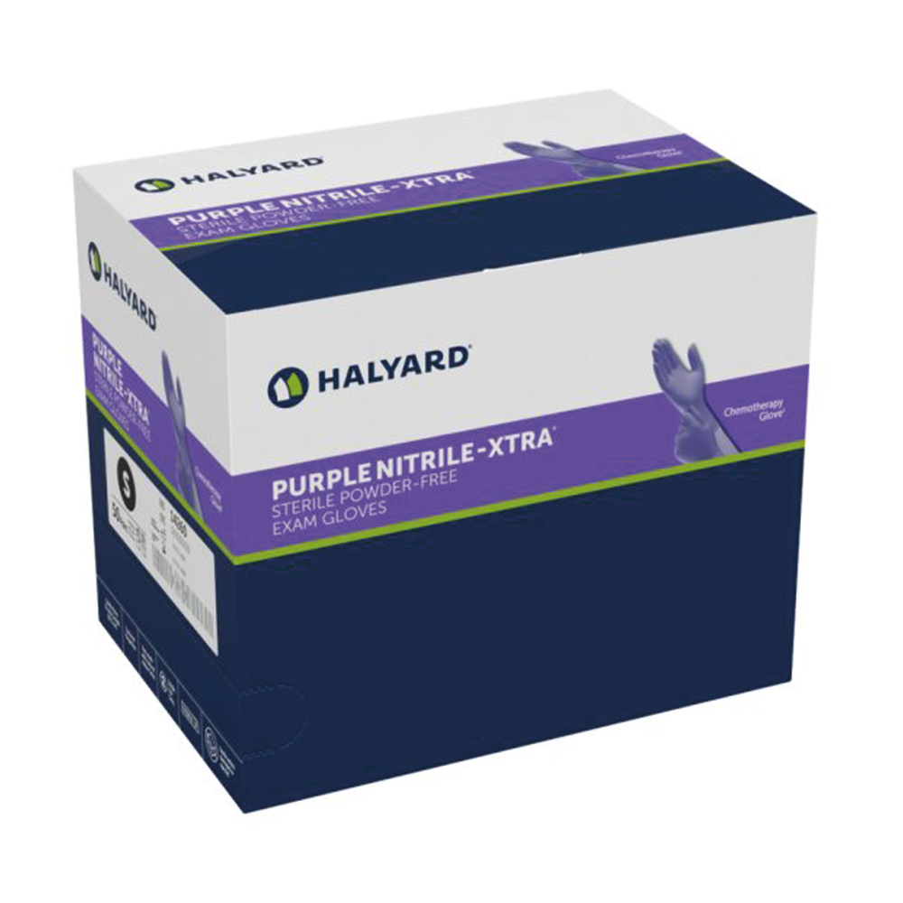 Purple Nitrile handsker, sterile, str. S, 50 par