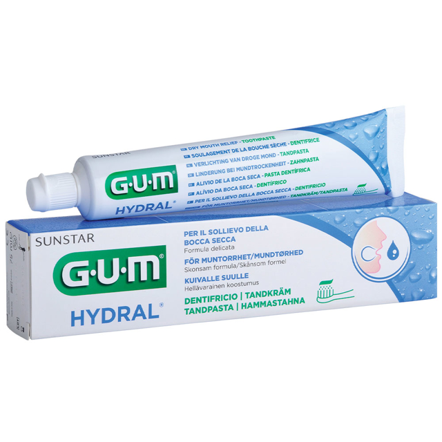 GUM Hydral tandpasta, 6 x 75 ml