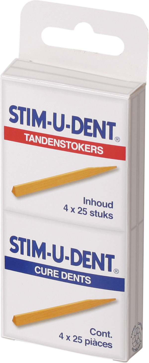Stim-U-Dent tandstikkere,  4 x 25 stk.