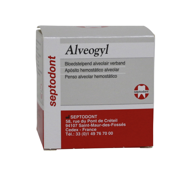 Alveogyl knoglebehandlingspasta, 10 g