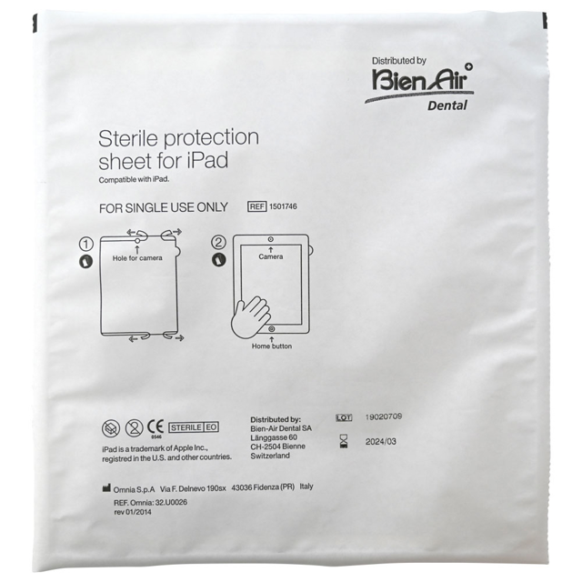 Hygiejneafdækning til  IPad, 10 stk