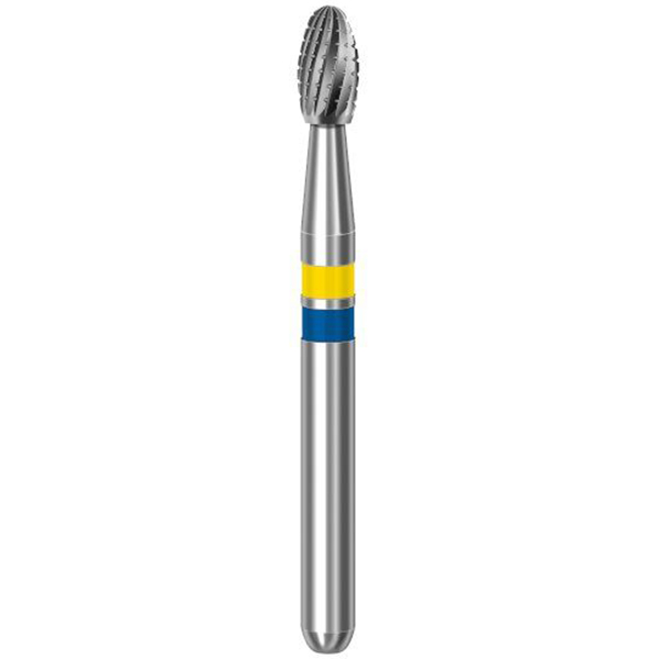 Komet HM Q-finerbor æg FG H379Q/023 gul/blå, stk