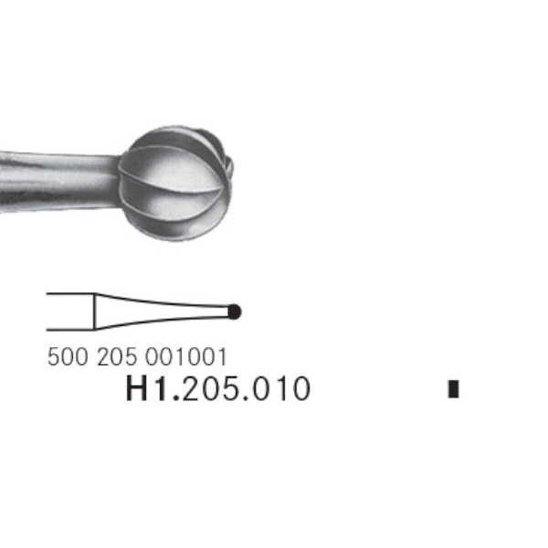 Komet HM rosenbor 26 mm H1/010 RA L, 5 stk