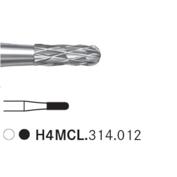 Komet HM kronefræser cylinder FG H4MCL/012, 5 stk