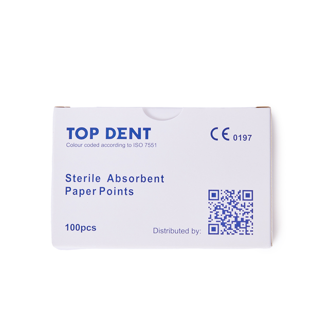 TopDent paperpoints .04, nr. 25, sterile, 100 stk.
