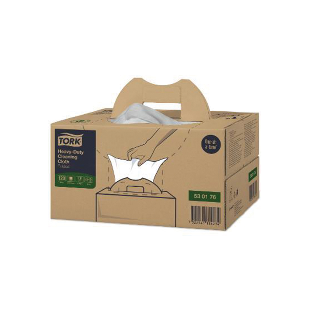 Tork aftørringsklud kraftig W7 61,5x35,5cm, 120 st