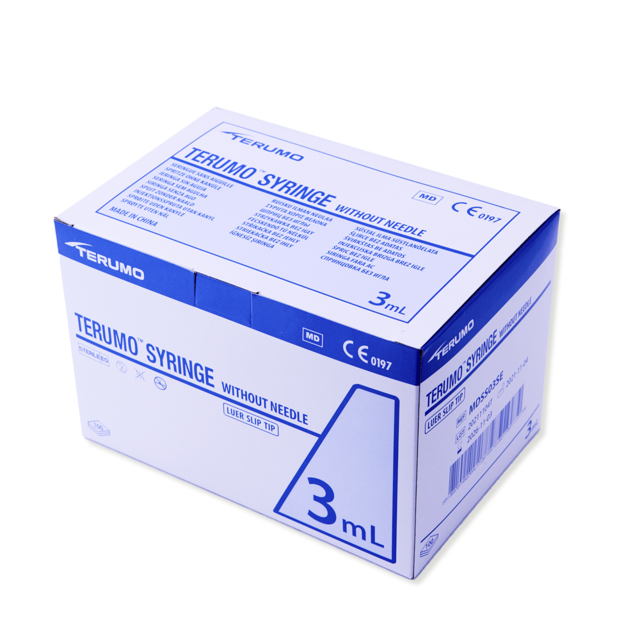 Terumo Luer sprøjter 3 ml, 100 stk.