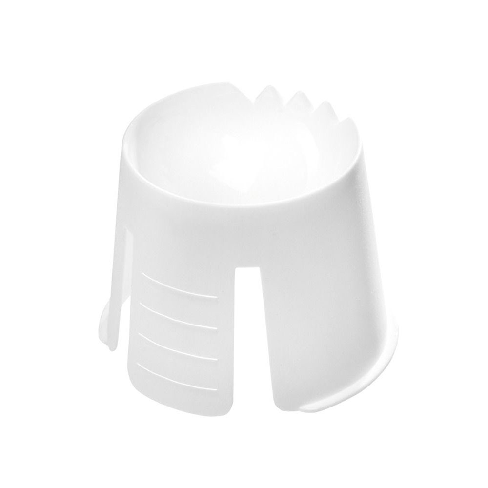 Simplee dappenbægre m. takket kant, hvid, 1000 stk