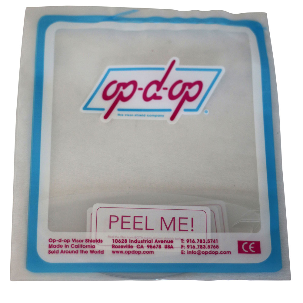 Op-d-op lille visir-skærm, refill, 6 stk.