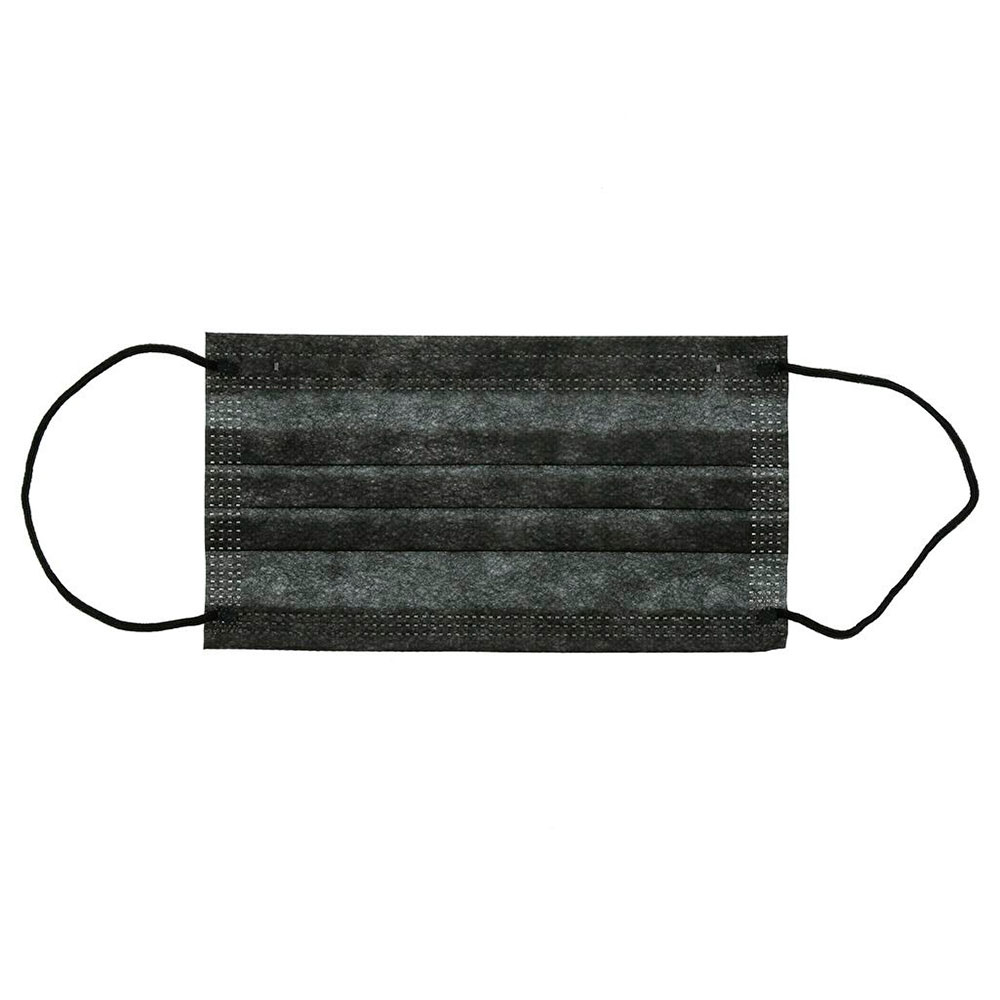 Simplee mundbind type IIR m/elastik, sort, 50 stk