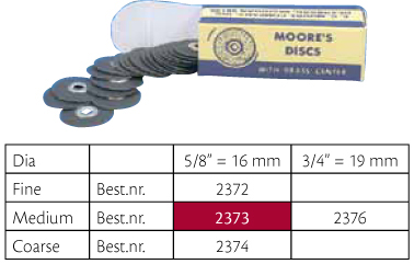 Waterproof Discs 5/8 medium, 200 stk.