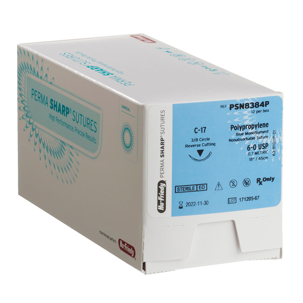 Hu-Friedy sutur Polypropylene 5-0 C-3 nål 12 stk