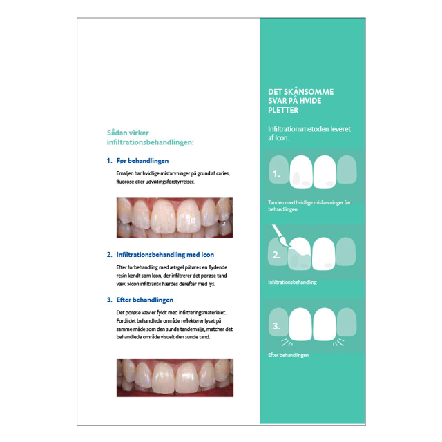 Brochure; Icon - Preventing caries early, stk.